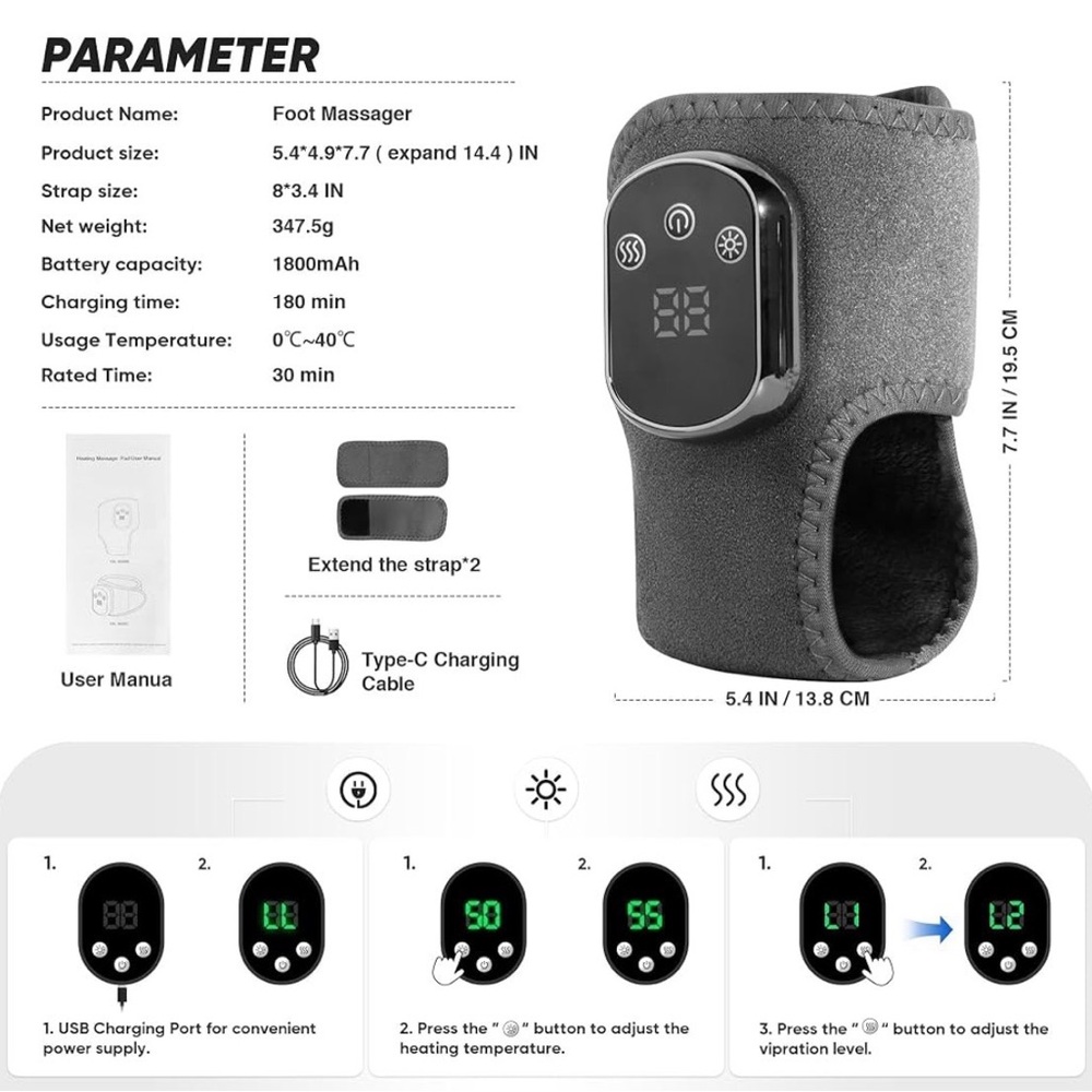 Foot Triple Method Massager Wearable Device - Picture 8 of 10